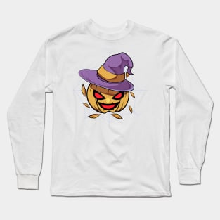 Pumpkin Witch Long Sleeve T-Shirt